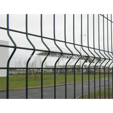 Pvc Coated 3D Welded Wire Fence Panel